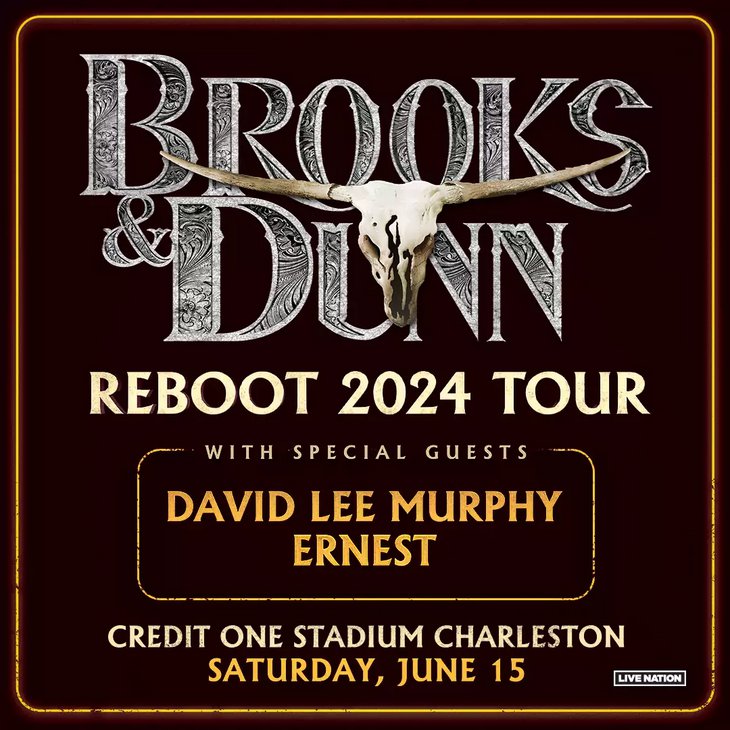 Brooks & Dunn to Perform at Credit One Stadium in 2024 Holy City Sinner